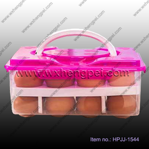 Double-deck eggs storage box