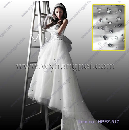 white lace wedding dress