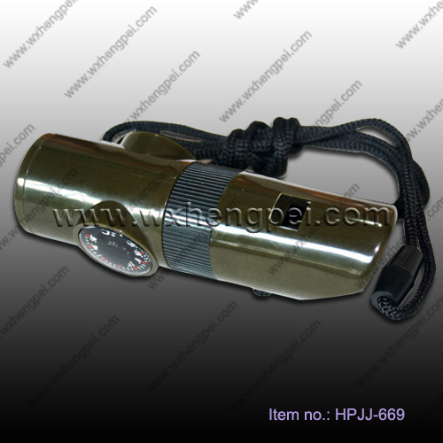 Seven in one multifunctional whistle/ Outdoor lifesaving whistle