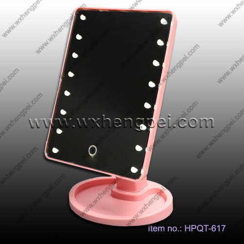 LED cosmetic mirror /Touch screen make-up mirror/360 revolving&nb