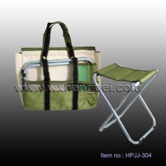 fabirc seat cooler bag fishing bags with seat (HPJJ-304)