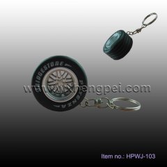 wheel key chain Key Chain Wheel fashion desgin  (HPWJ-103)