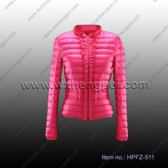 Slim Fit Down Jacket for Ladies (HPFZ-511)