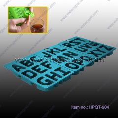 Silicone Letters Ice Molds Tray (HPQT-904)