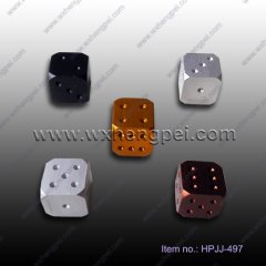 colorful aluminum dice (HPJJ-497)