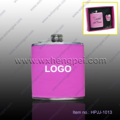 6oz pink flask for women(HPJJ-1013)
