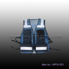 warning mesh jacket in blue (HPFH-201)