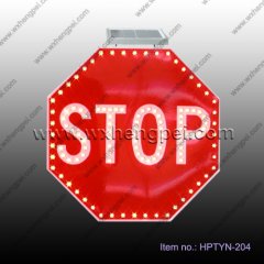 Reflective LED Solar Stop Sign (HPTYN-204)