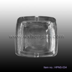 portable glass ashtray - square (HPNS-034)