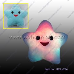 luminous led pillow with colorful led light(HPJJ-274)