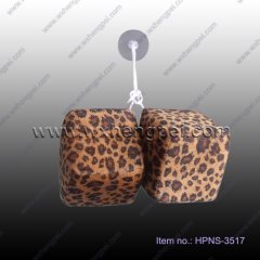 Leopard Safari Animal Car Mirror Fuzzy(HPNS-3517)