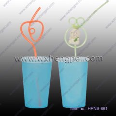Promotional Plastic Juice Cups(HPNS-861)