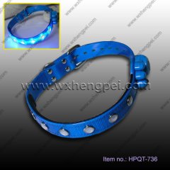 crystal pet collar with LED(HPQT-736)