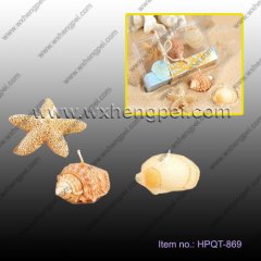 Beach wedding candles sea shells starfish candle（HPQT-869）
